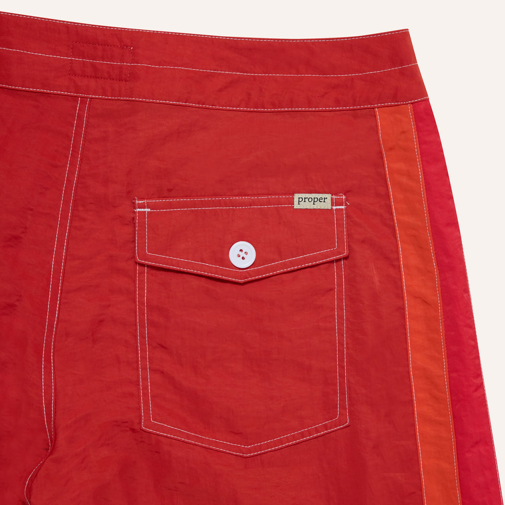 HORIZON BOARDSHORTS - RED