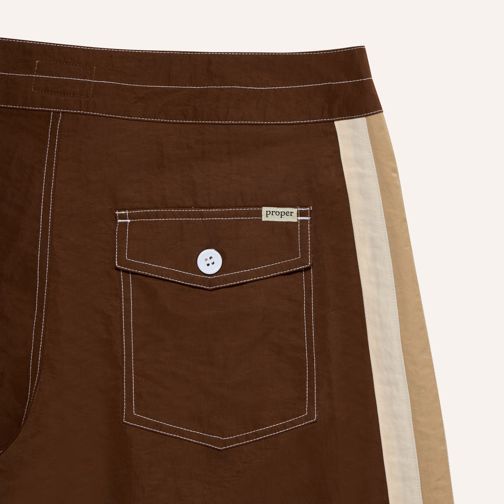 HORIZON BOARDSHORTS - BROWN
